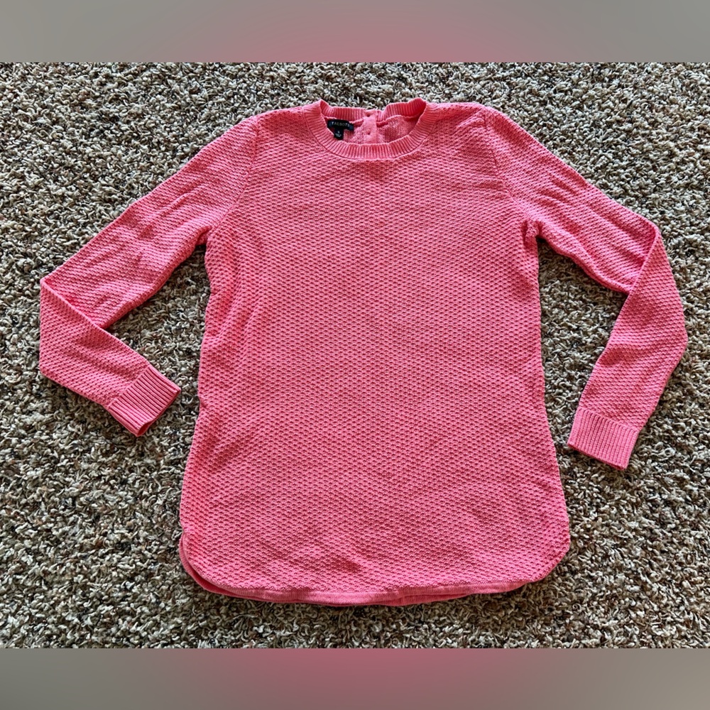 Talbots coral sweater size small